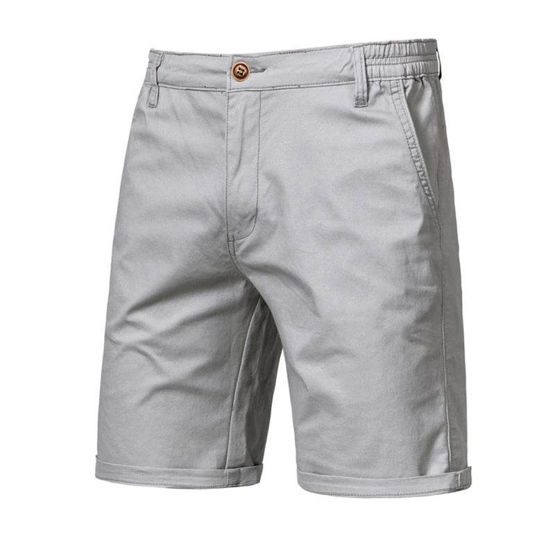 FANWEILIN Men's 100% Cotton Summer Cargo Shorts - Casual Bermuda Style - Buy Center