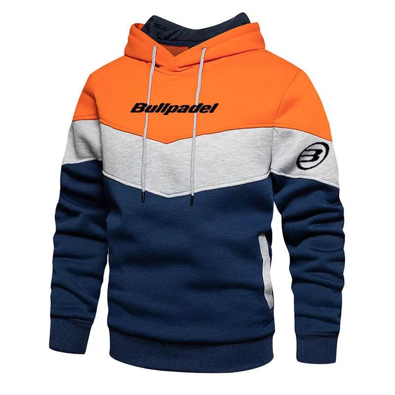 Men’s Trendy Letter Printed Hoodie - Fleece Pullover for Casual Style - Buy Center