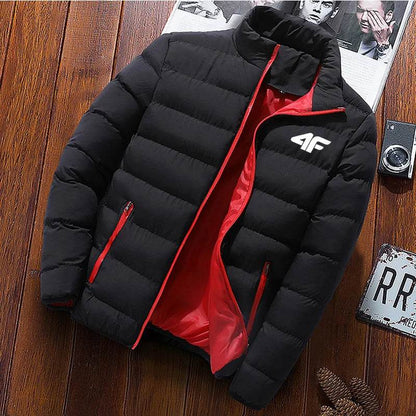 2024 Men's Waterproof Windbreaker Jacket - Warm Autumn Zip-Up Coat - Buy Center