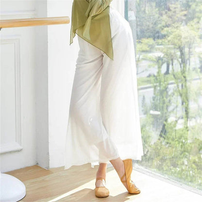 Women's Loose Wide Leg Dance Pants - Comfortable Ankle-Length Trousers - Buy Center