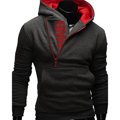 LETSNAGOU Men's Hooded Sweatshirt - Zipper Pullover for Casual Wear - Buy Center