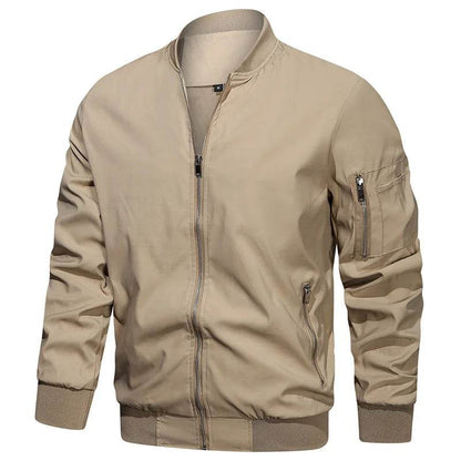 ReFire Gear Men's Lightweight Bomber Jacket - Casual Spring & Autumn Style - Buy Center