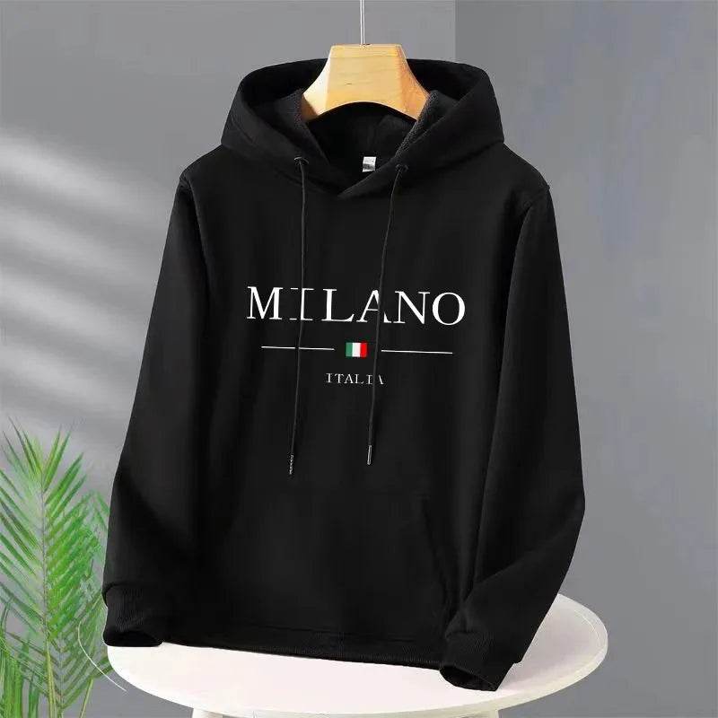 Luxury Milan Fashion Hoodies - Unisex Pullover for Casual Style - Buy Center