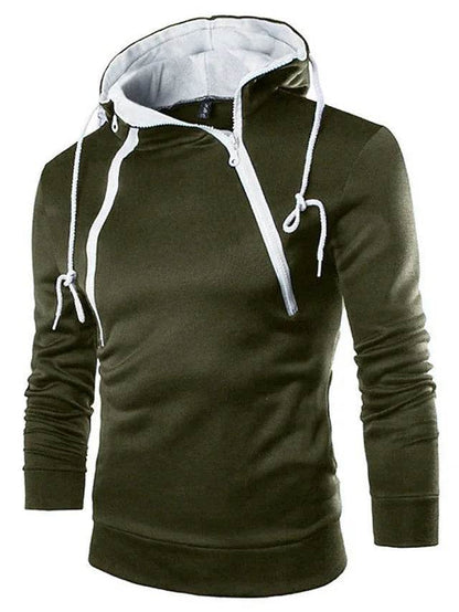 LETSNAGOU Men's Hooded Sweatshirt - Zipper Pullover for Casual Wear - Buy Center