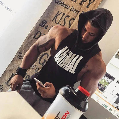 Men's Sleeveless Gym Top - Casual Bodybuilding Fitness Tank Shirt - Buy Center