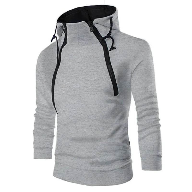 LETSNAGOU Men's Hooded Sweatshirt - Zipper Pullover for Casual Wear - Buy Center