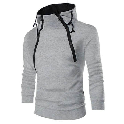 LETSNAGOU Men's Hooded Sweatshirt - Zipper Pullover for Casual Wear - Buy Center