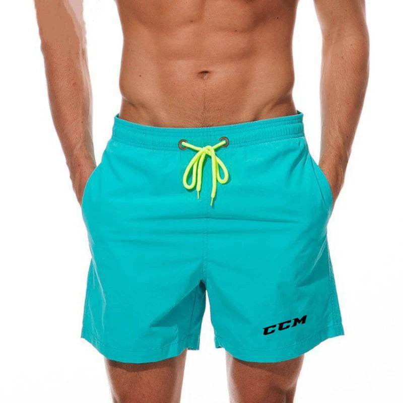 CCM Men's Quick Dry Swim Trunks - Comfortable Board Shorts for Summer - Buy Center