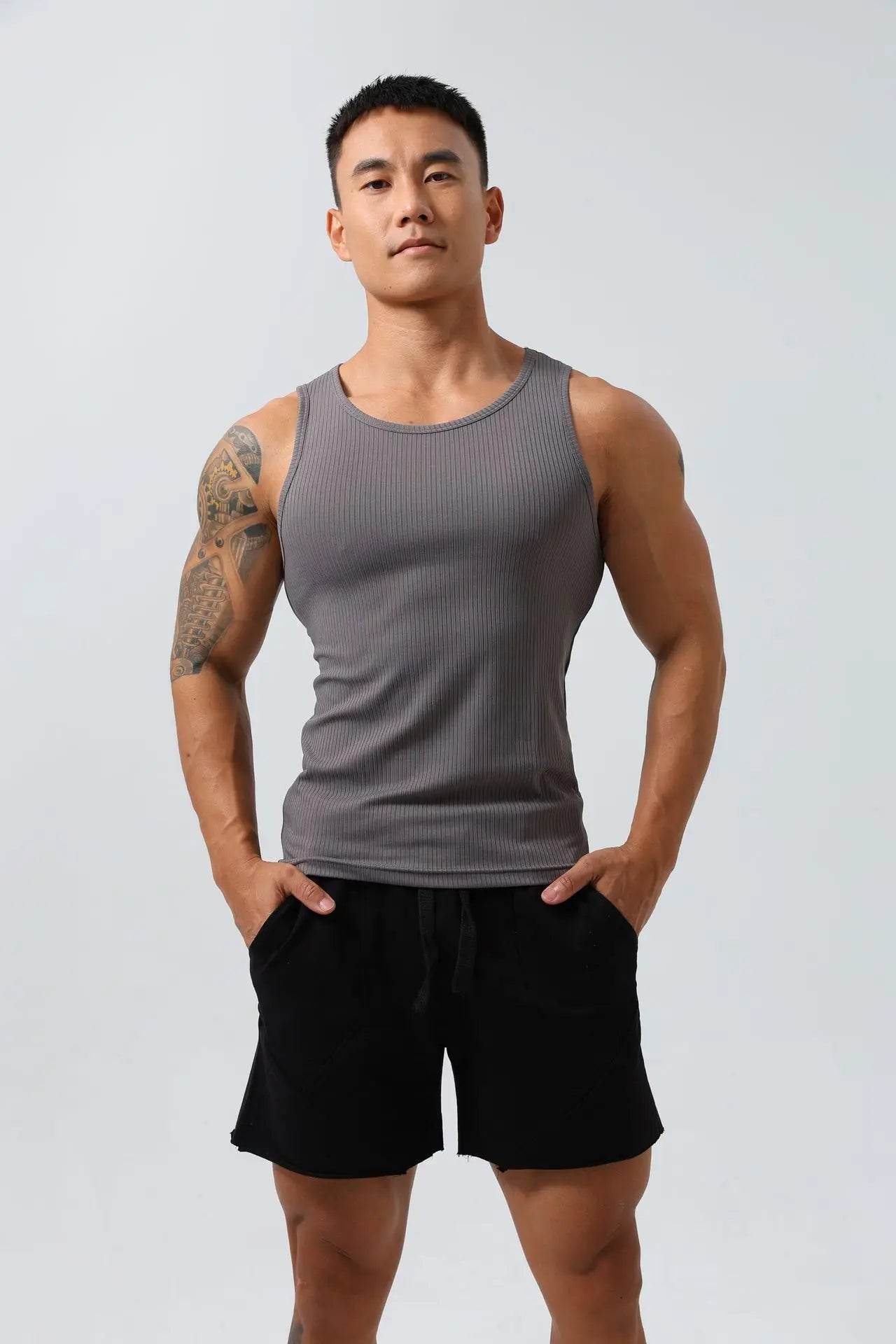 Men's Slim Fit Sports Vest - Quick-Drying Breathable Summer Tank Top - Buy Center