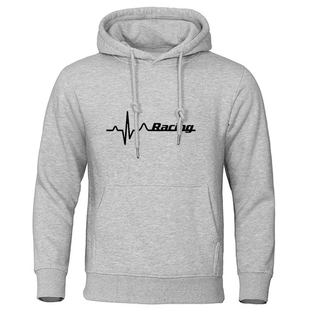 Autumn Winter Pullover Hoodies for Men & Women - Racing Print Style - Buy Center