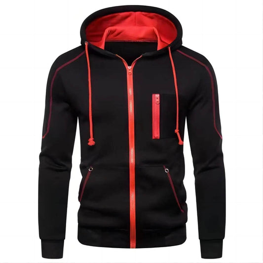 2024 Men's Hoodie Jacket - Casual Zipper Pullover for Spring & Autumn - Buy Center