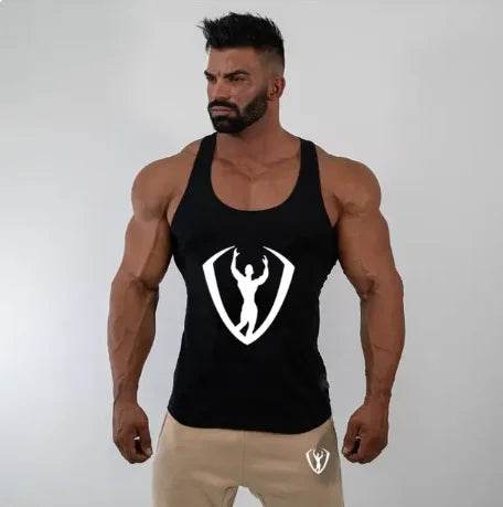 2024 Men's Cotton Tank Tops - Sleeveless Gym Vest for Fitness - Buy Center