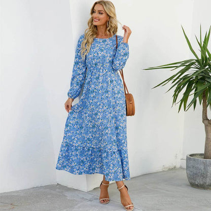 XIBUSANA Bohemian Chiffon Maxi Dress - Floral Print for Women - Buy Center