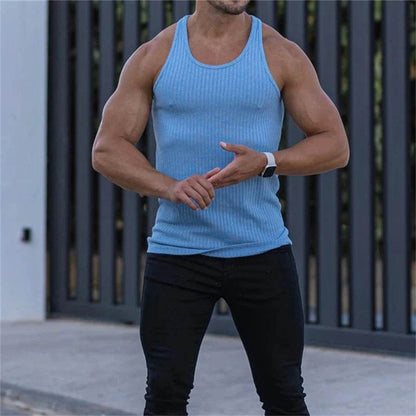 ENUKI Men's Gym Tank Top - Breathable Sleeveless Sports Vest for Summer - Buy Center