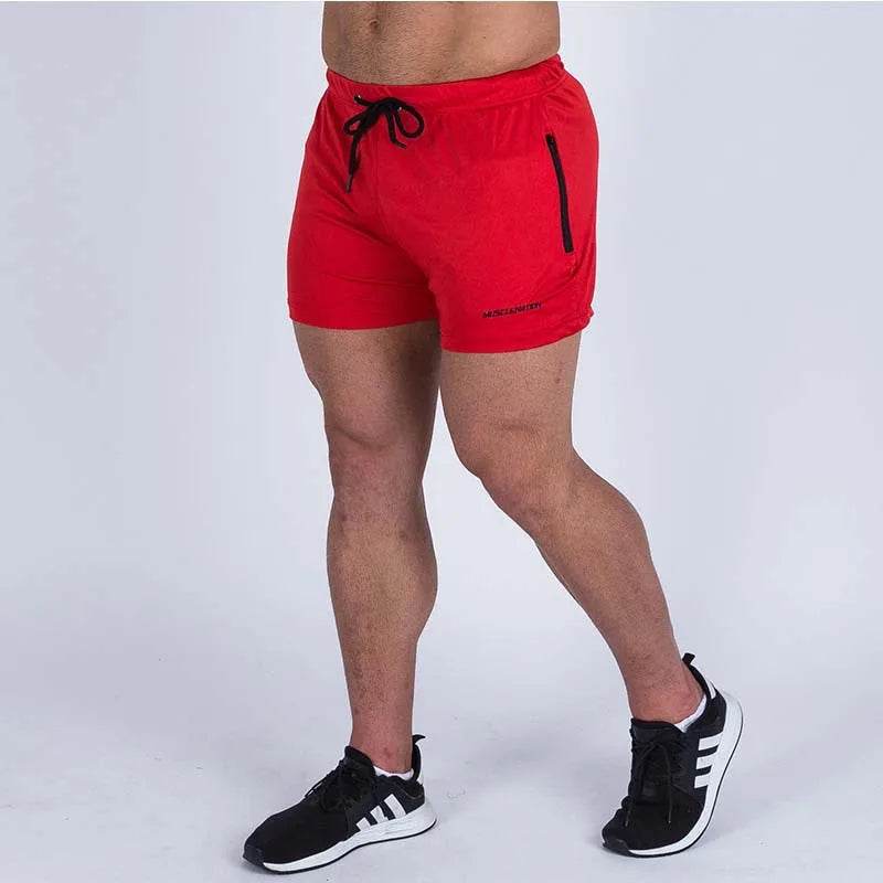 YOSHINEE Men's Quick Dry Shorts - Elastic Waist & Zipper Pockets for Summer - Buy Center