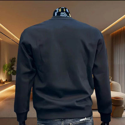 New York Fashion O-neck Hoodies for Men High Grade Casual Longsleeve Pullover Male Spring Autumn Comfortable Keep Warm Sweater - Buy Center