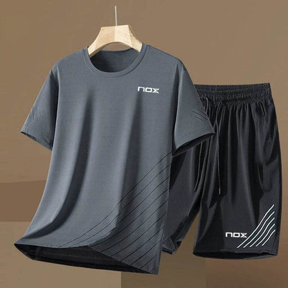2024 Men's Tennis Sportswear Set - Short Sleeve Round Neck T-shirt - Buy Center