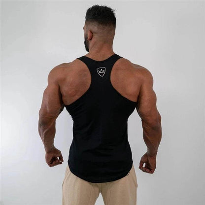 2024 Men's Cotton Tank Tops - Sleeveless Gym Vest for Fitness - Buy Center