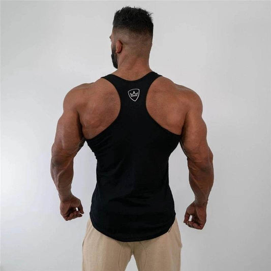 2024 Men's Cotton Tank Tops - Sleeveless Gym Vest for Fitness - Buy Center