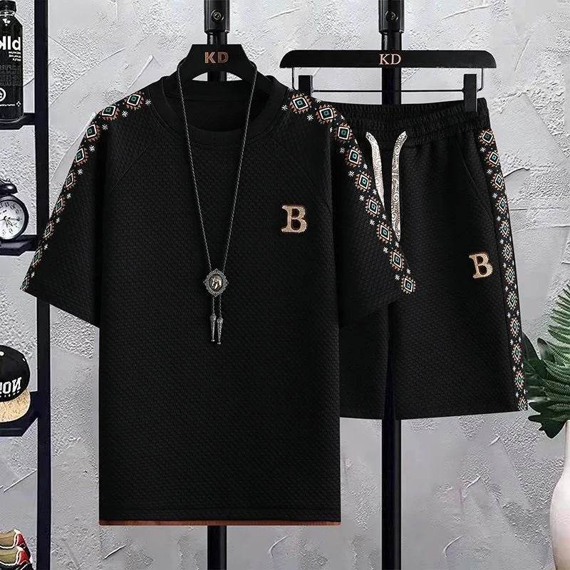 KOLMAKOV Men's Ice Silk Shorts Set - Summer Casual & Breathable - Buy Center