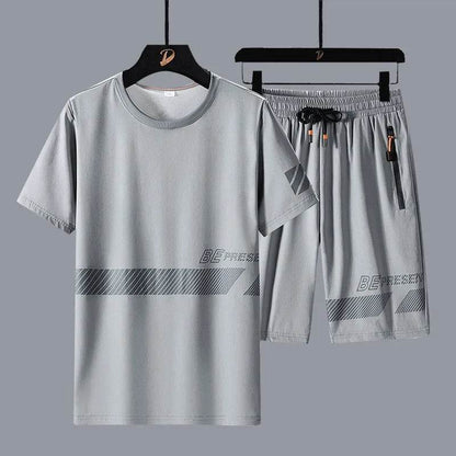 Summer Fashion Men’s T-Shirt & Shorts Set - Loose Fit Casual Wear - Buy Center