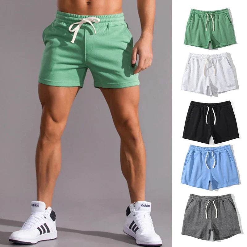 GENDWAY Men's Summer Casual Shorts - Breathable 100% Cotton Comfort - Buy Center