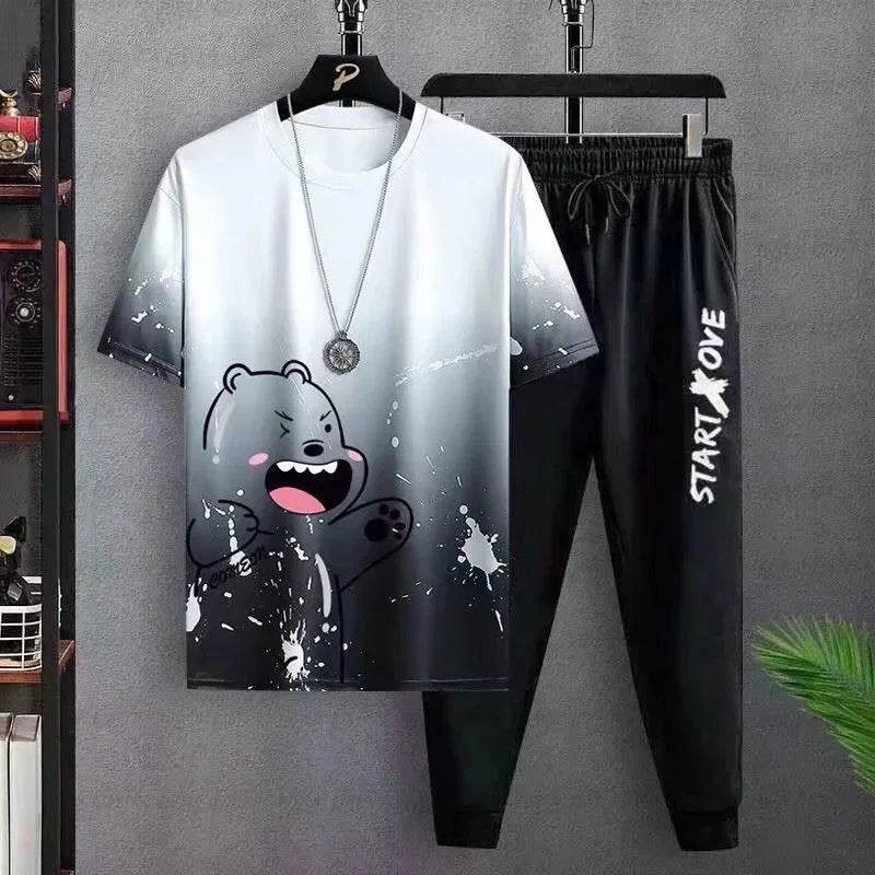 Trendy Casual Sports 2-Piece Set for Youth - Cool Summer Style - Buy Center