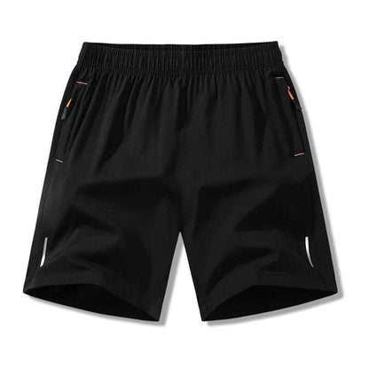 Comfortable Men's Sports Shorts - Elastic Waist, Breathable Casual Wear - Buy Center