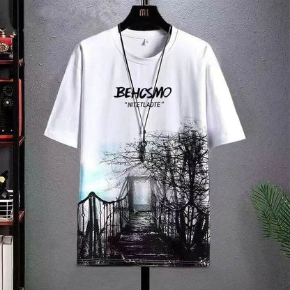 2025 Summer Fashion Men’s Cotton Set - Casual T-shirt & Shorts - Buy Center