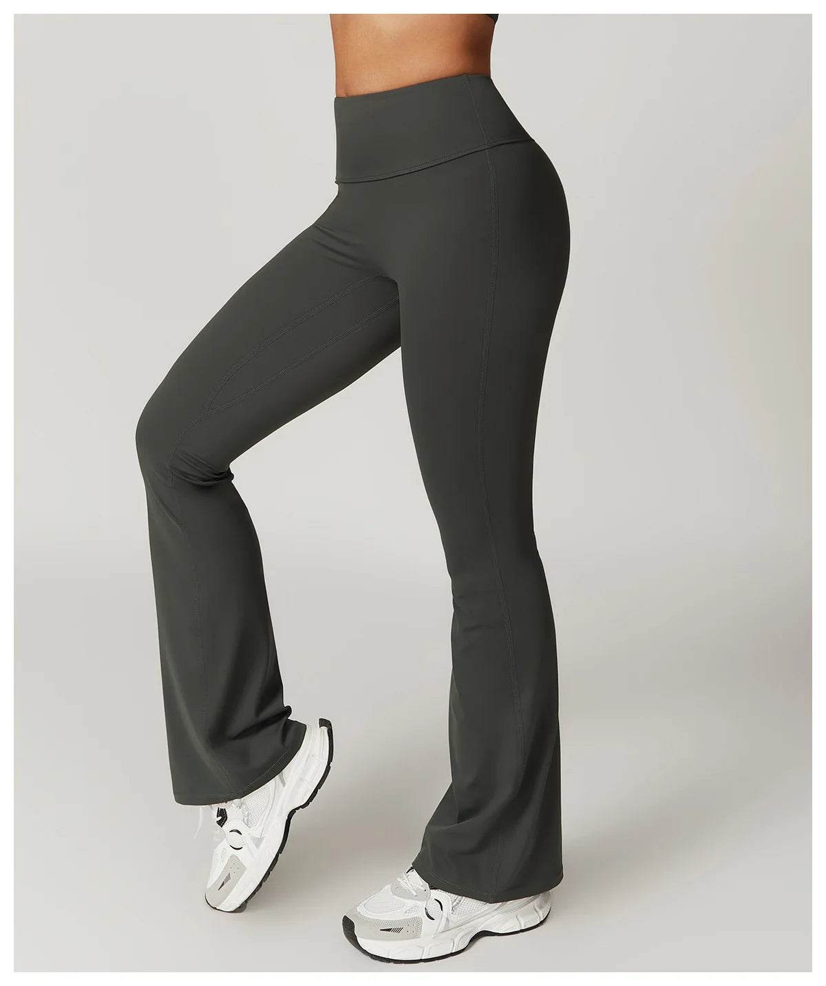 SWELTERING High Waist Flare Leggings - Women's Yoga & Fitness Pants - Buy Center