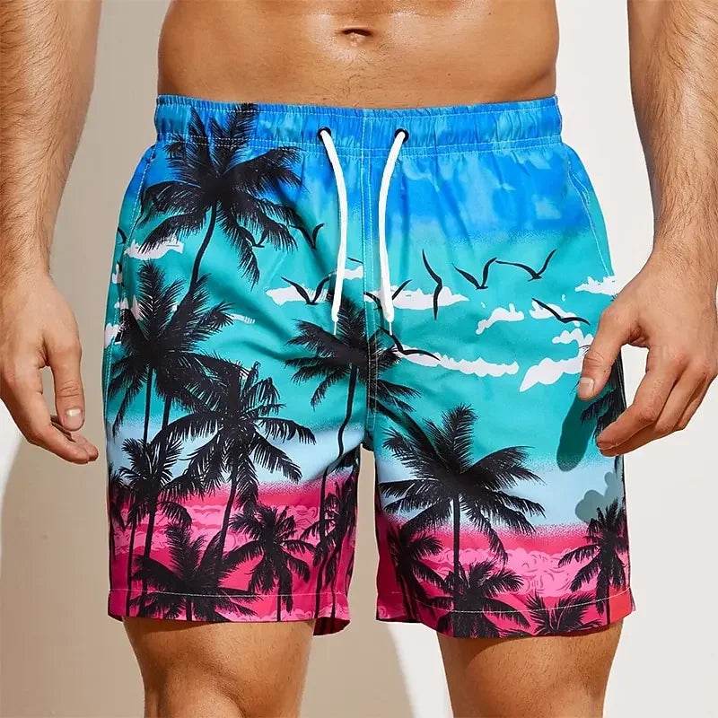 Men's 2024 Summer Casual Drawstring Shorts - Quick Dry & Stylish Prints - Buy Center