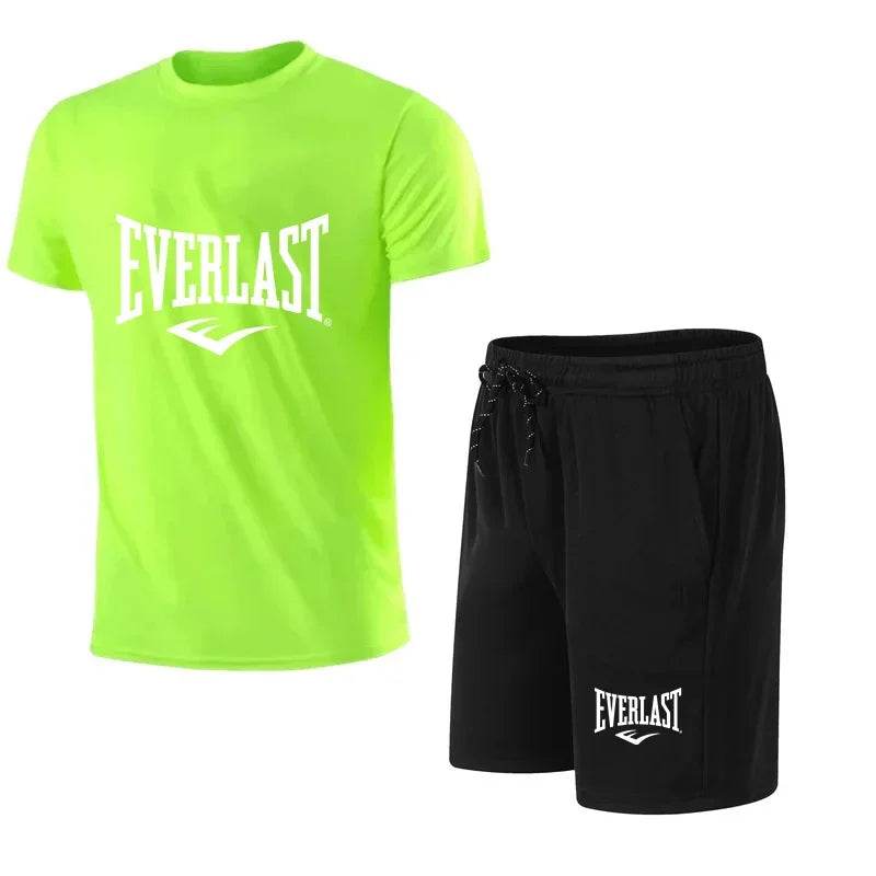 EVERLAST Men's T-Shirt and Shorts Set - Sporty Leisure Wear for Summer - Buy Center