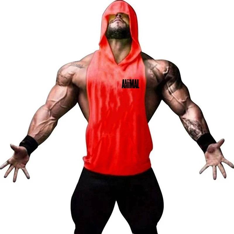 Men's Sleeveless Gym Top - Casual Bodybuilding Fitness Tank Shirt - Buy Center