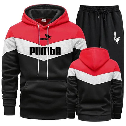 GOYN Casual Mens Tracksuit Set - Cozy Hooded Sweatshirt & Joggers - Buy Center