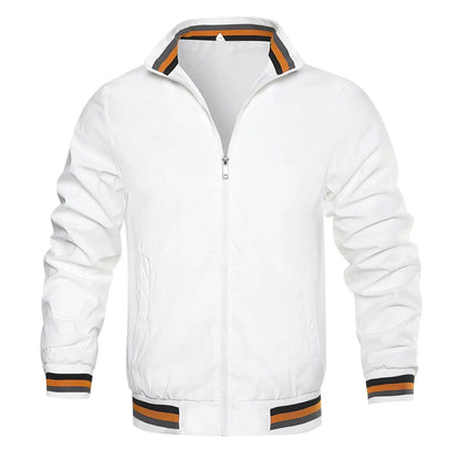 Men's Casual Spring Summer Windbreak Bomber Jacket - Lightweight & Stylish - Buy Center