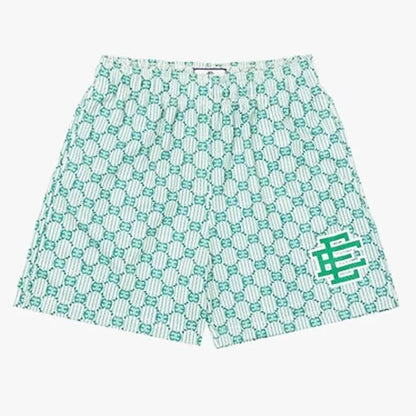 Eric Emanuel Men's Floral Printed Mesh Shorts - 2025 Summer Gym Style - Buy Center