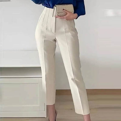 TRAF High Waist Women's Trousers - Office Wear & Casual Style - Buy Center