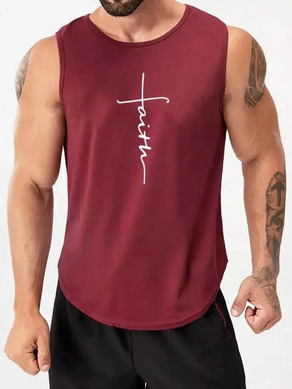 Men's Summer Round Neck Tank Top - Casual Gym Vest, Plus Size Available - Buy Center