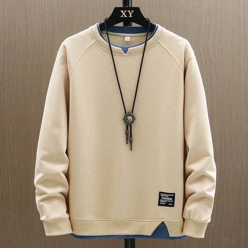 FAVOCENT Men's Casual Sweatshirt - Harajuku O-Neck Fashion Hoodie - Buy Center