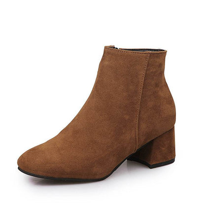 Women's Stylish Martin Boots - Durable Suede for Autumn/Winter 2025 - Buy Center