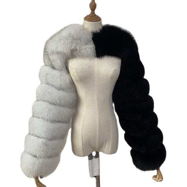 Buycenter Women's Fur Shawl Coat - Elegant Artificial Fur in Various Colors - Buy Center