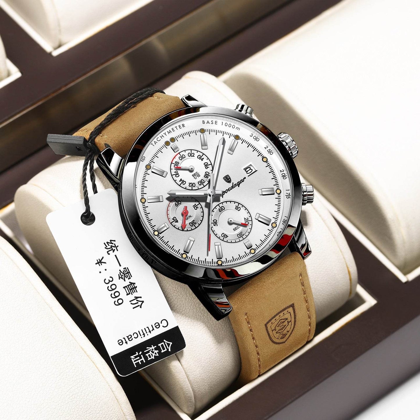 Multifunctional Waterproof Men's Quartz Watch - Stylish & Durable Design - Buy Center