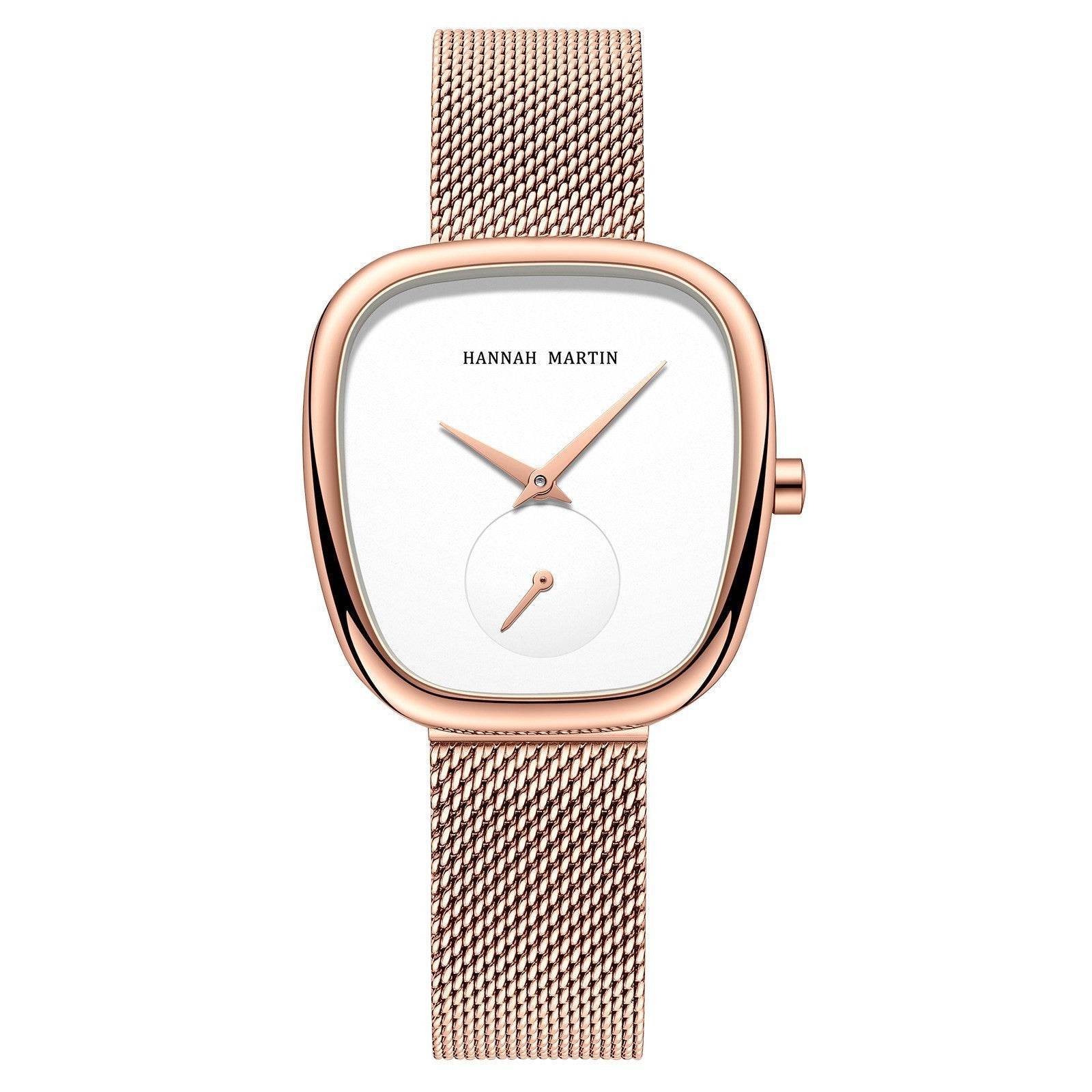 Elegant Stainless Steel Quartz Watch - Stylish Milan Mesh for Women - Buy Center