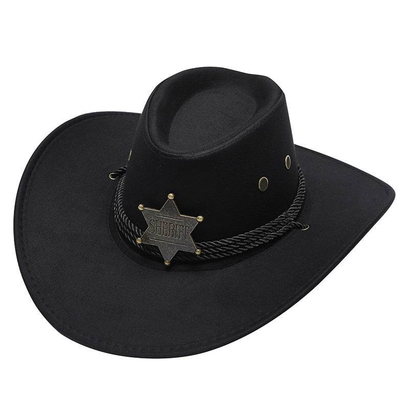 American Trend Cowboy Hat - Three Ropes, Sun Protection & Breathable Design - Buy Center