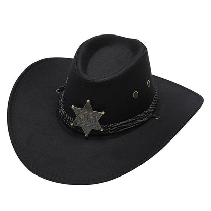 American Trend Cowboy Hat - Three Ropes, Sun Protection & Breathable Design - Buy Center