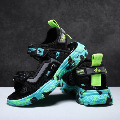 Stylish Children's Soft Leather Sandals - Non-Slip Fashion for Kids - Buy Center