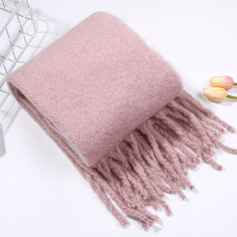All-Match Cashmere-Like Tassel Scarf for Women - Warm & Stylish Accessories - Buy Center