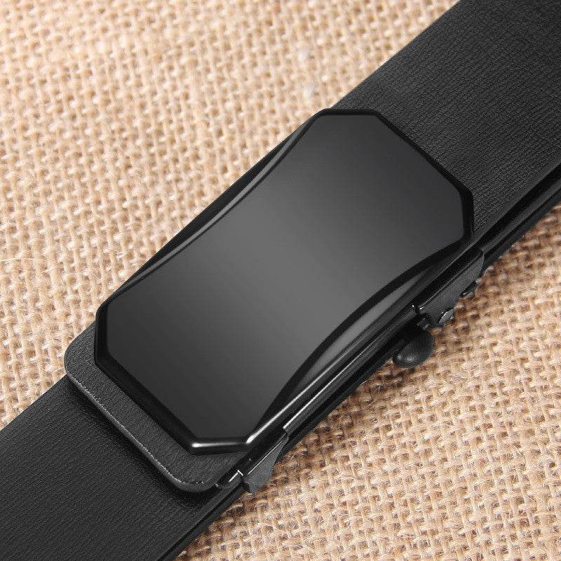 Men's Automatic Buckle Belt - Trendy Two-Layer Cowhide for Casual Style - Buy Center