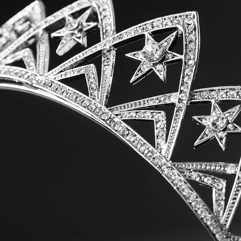 XingX Bridal Crown Headband - Elegant European Hair Jewelry for Weddings - Buy Center