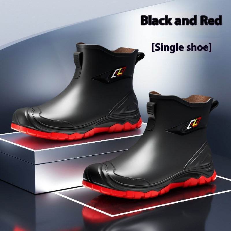 Non-Slip Wear-Resistant Rain Shoes for Men - Trendy Outdoor Boots 2025 - Buy Center
